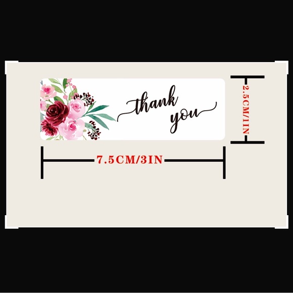 Thank You Stickers 75 - Picture 1 of 1